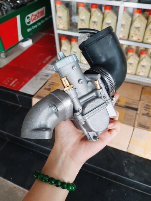 Bình xăng con bông mai Malay kèm co xăng, co gió, cổ dê gắn cho nhiều loại xe máy