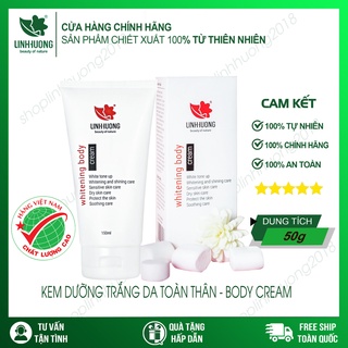 Kem Body Dưỡng Trắng Da An Toàn Hiệu Quả Whitening Body Cream Chính Hãng Linh Hương 150ml