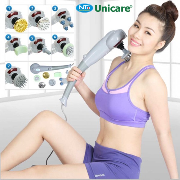 Máy Massage Cầm Tay Đa Năng 7 Đầu Massage Magic King Massager