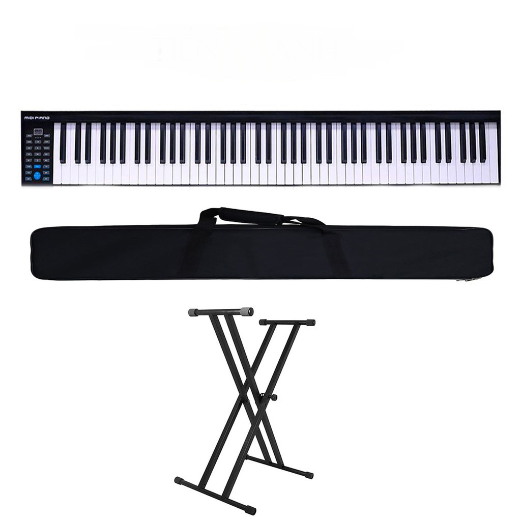 Đàn Piano Điện Konix PH88 - Đàn, Chân, Bao, Nguồn - 88 Phím nặng Cảm ứng lực - Midi Keyboard Controllers - Chính Hãng