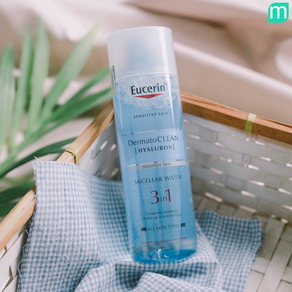 [CHÍNH HÃNG] EUCERIN DermatoCLEAN Micellar Water 3in1 100mL, 200mL & 400mL - Nước Tẩy Trang 3 Trong 1 Cho Da Nhạy Cảm.