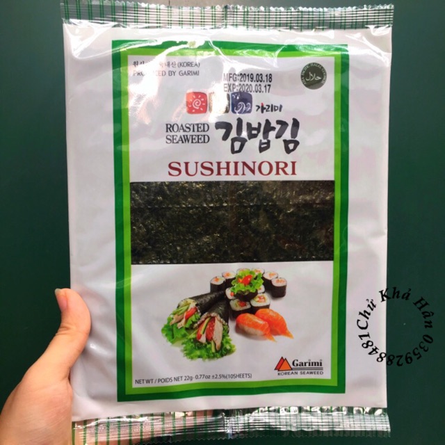 Lá Rong Biển Cuốn Kimbap