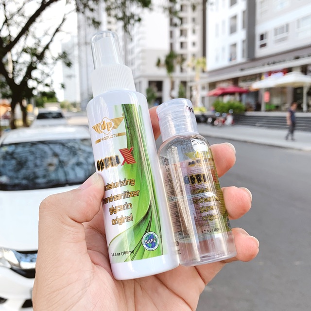 Combo Nước Sát Khuẩn dạng Gel và Xịt DP GermX