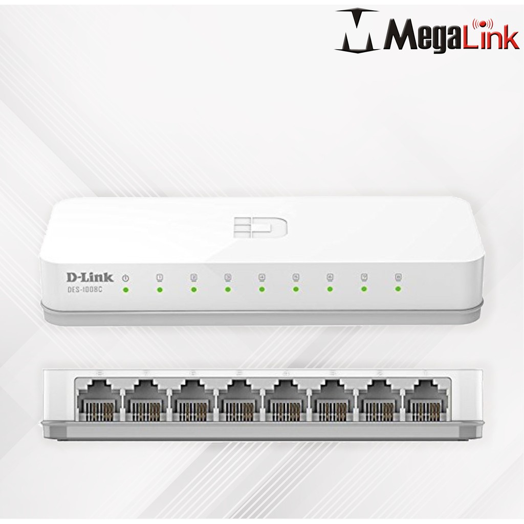 Công Tắc Ethernet D-link Des-1008c 8 Cổng