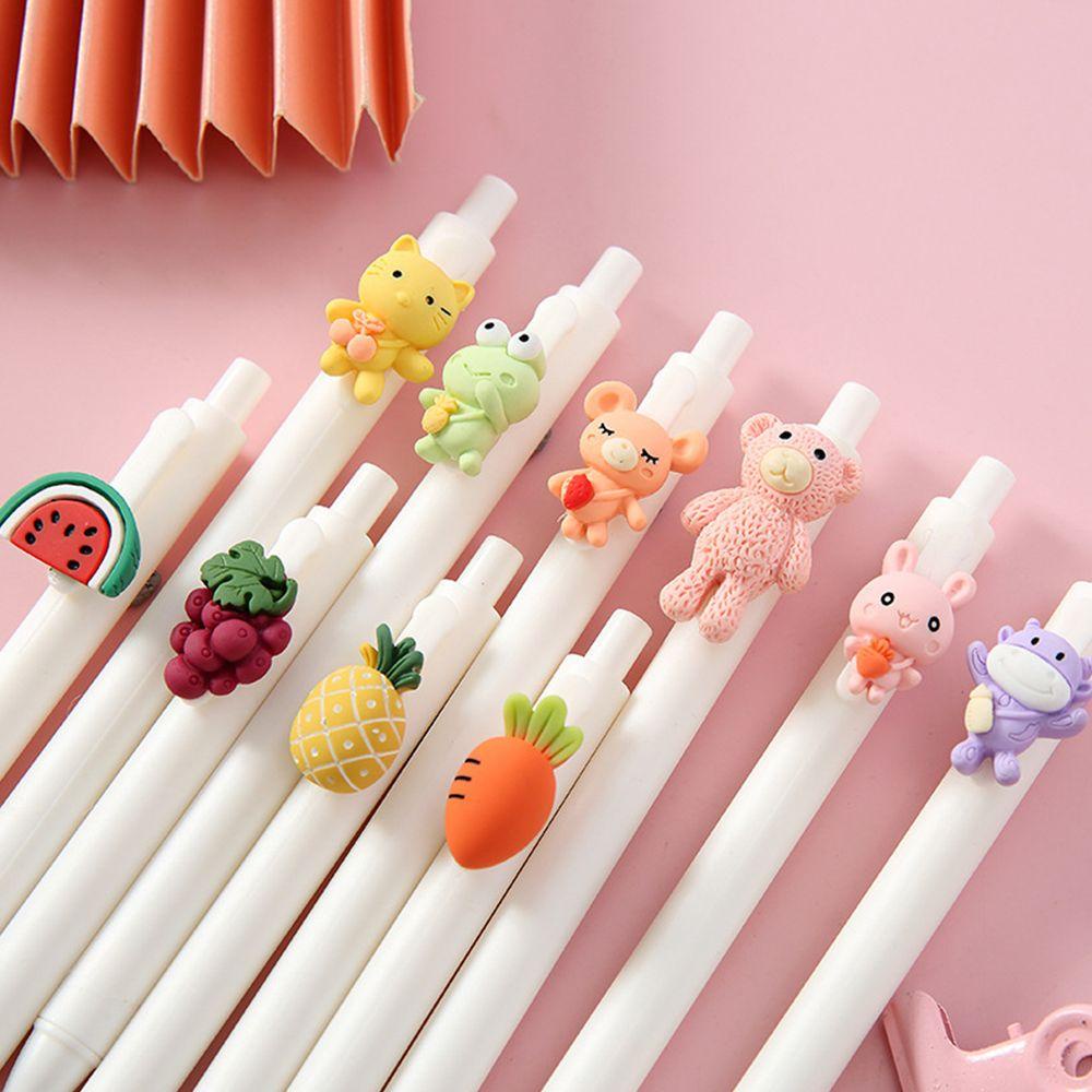 Bút Mực Gel Nhanh Khô Họa Tiết Hoạt Hình Dễ Thương Tiện Dụng Cho Văn Phòng