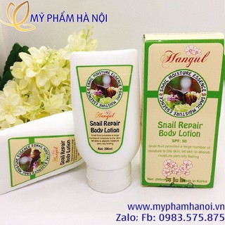 DƯỠNG THỂ ỐC SÊN HANGUL TRẮNG DA BODY