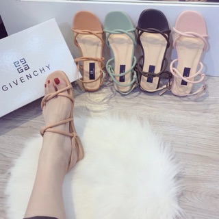 SANDAL 2 QUAI LẬN (ĐEN - BÒ - XANH)