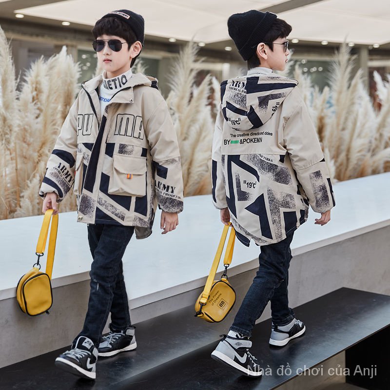 Korean Version Winter Baby Boys Velvet Thick Coat