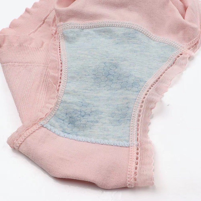 Quần lót nữ cotton gân tăm viền ren LYMIA hộp thiên nga