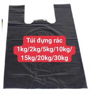 Túi Nilon Đựng Rác Màu Đen Các Cỡ