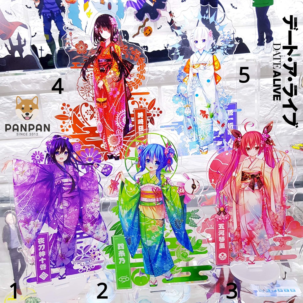 Mô Hình Standee Acrylic Anime Hình Date A Live Yukata ver. (Mới)