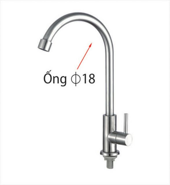 CHẬU RỬA CHÉN ĐƠN INOX 60x43cm + VÒI RỬA CHÉN + DÂY CẤP NƯỚC NHỰA