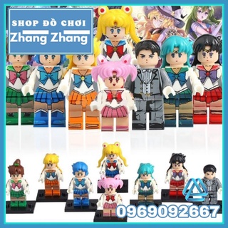 Xếp hình mô hình Sailor Moon Thủy thủ mặt trăng Tuxedo Minifigures POGO PG8156