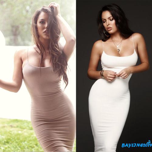 Đầm ôm body cổ yếm phong cách quyến rũ cho nữ