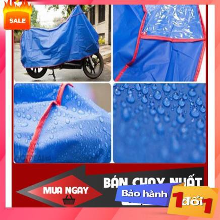 Bạt phủ xe máy chất lượng tốt, chống mưa nắng, bụi bẩn, vải dù pha nilon chống thấm tuyệt đối