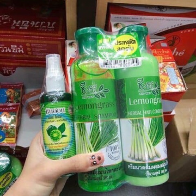 DẦU GỘI VÀ XẢ TINH DẦU SẢ CHANH LEMONGRASS 360ml