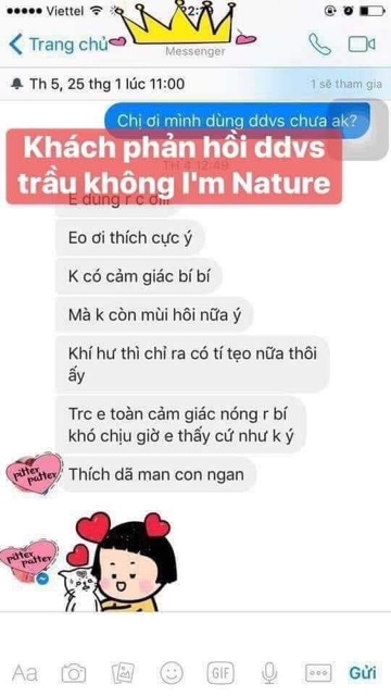 [FREESHIP] Dung dịch vệ sinh trầu không I'm nature - Sản phẩm được bác sĩ khuyên dùng - hộp 150ml