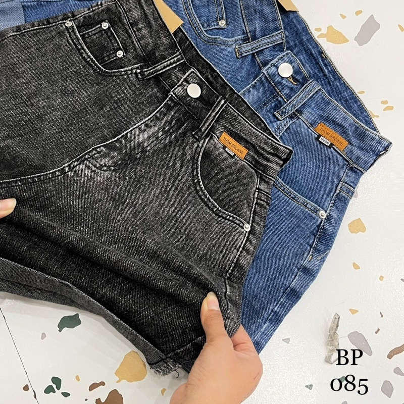 Quần short jean co giãn
