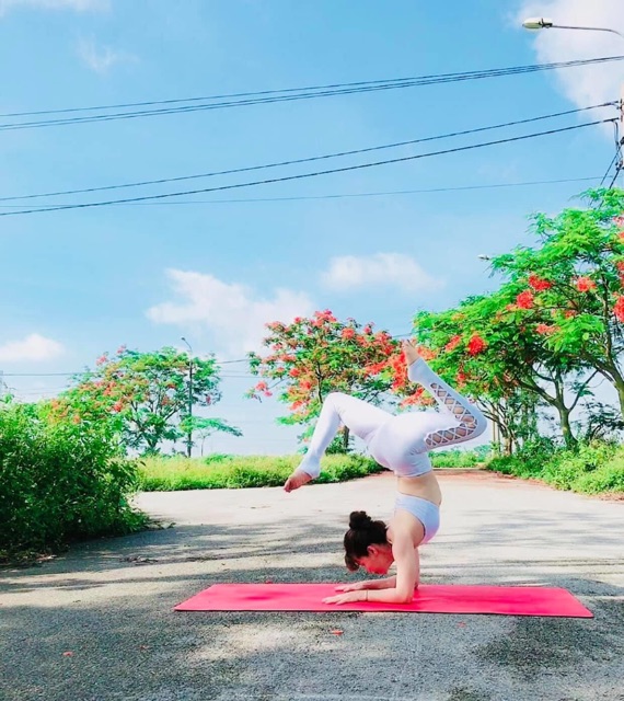 Quần tập thể thao legging đan hông Yborn tập Yoga, gym, aerobic