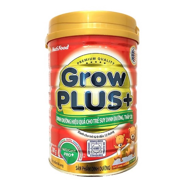 SỮA GROW PLUS + ĐỎ CHO TRẺ 0-12 THÁNG  780GAM