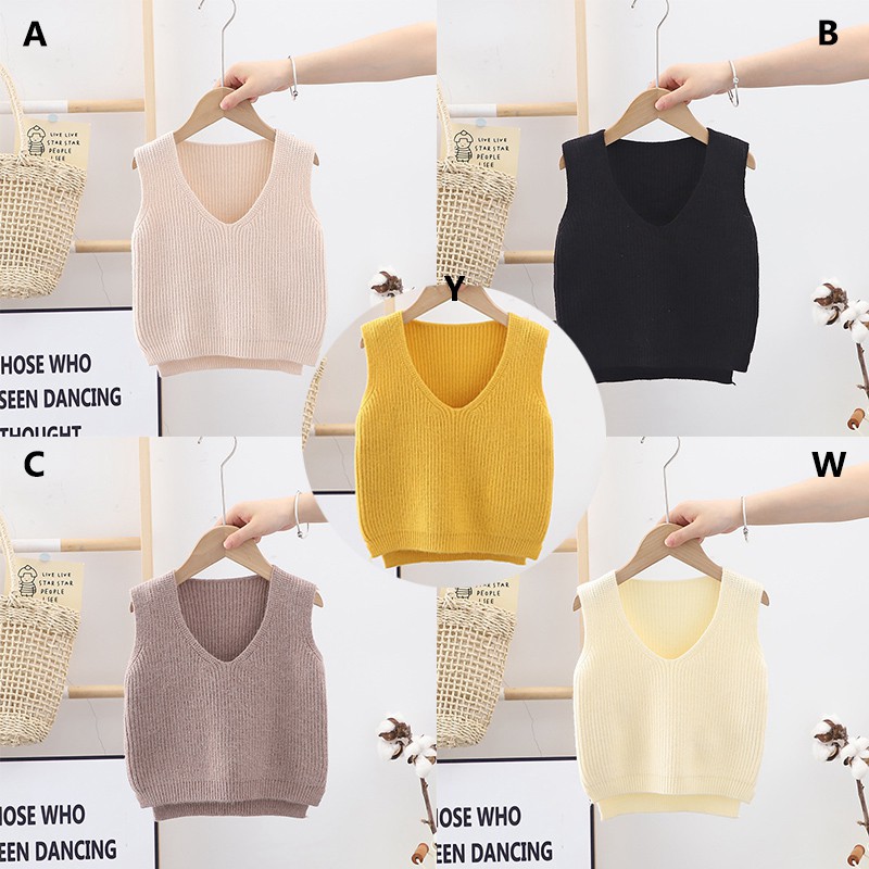 Áo Ghi Lê Chất Liệu Dệt Kim Thời Trang Phong Cách Hàn Quốc Mới Cho Bé