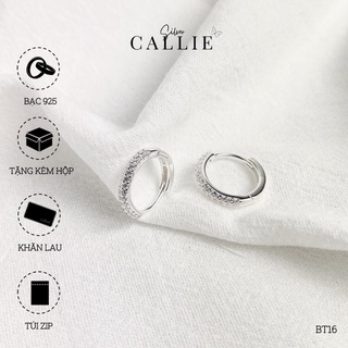 BT16 - Khoen Callie Silver kiểu 2 dãy hột nhỏ