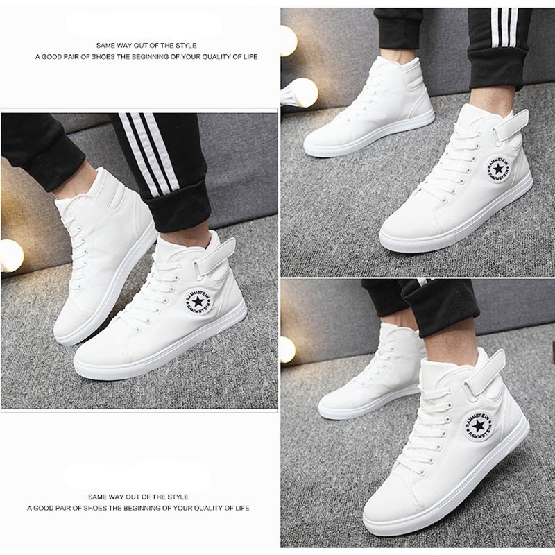 Giày cao cổ GC208 + Tất Cotton cao câp | BigBuy360 - bigbuy360.vn