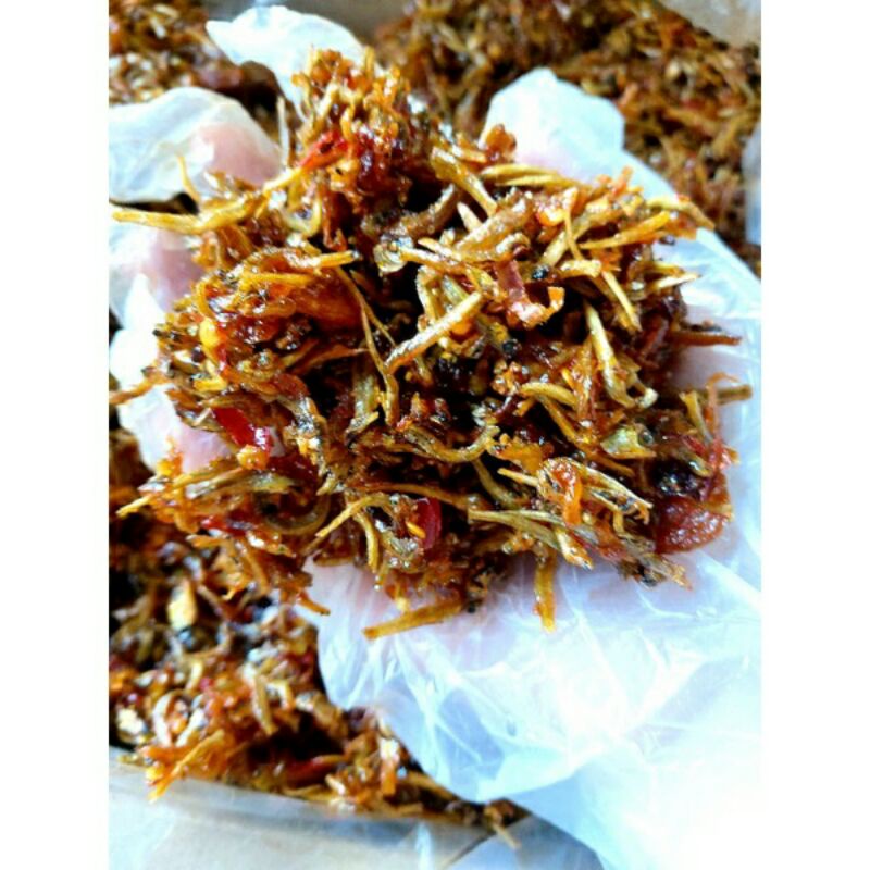 Khô cá cơm sữa rim tỏi ớt hủ 250g | BigBuy360 - bigbuy360.vn