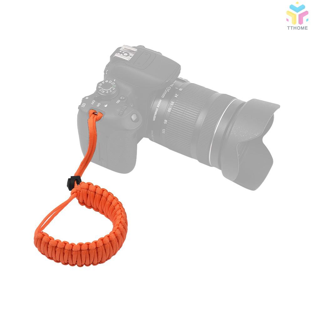 Dây quấn cổ tay dạng bện dành cho máy Canon Nikon Sony DSLR ILDC | BigBuy360 - bigbuy360.vn