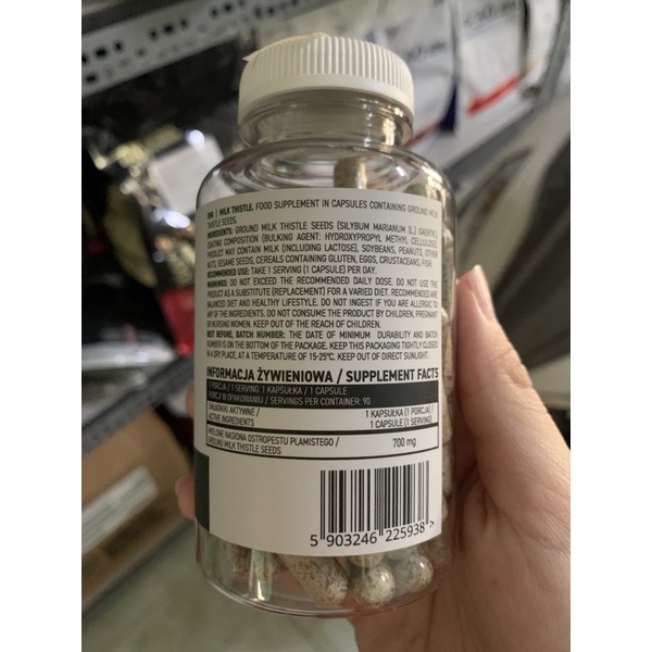 Viên uống giải độc gan OstroVit Milk Thistle