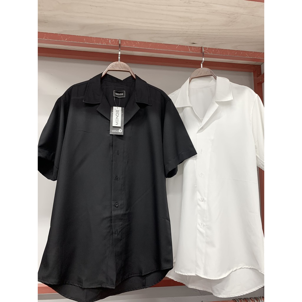 Áo Sơ mi Trơn Basic Cổ Vest - 2 Color