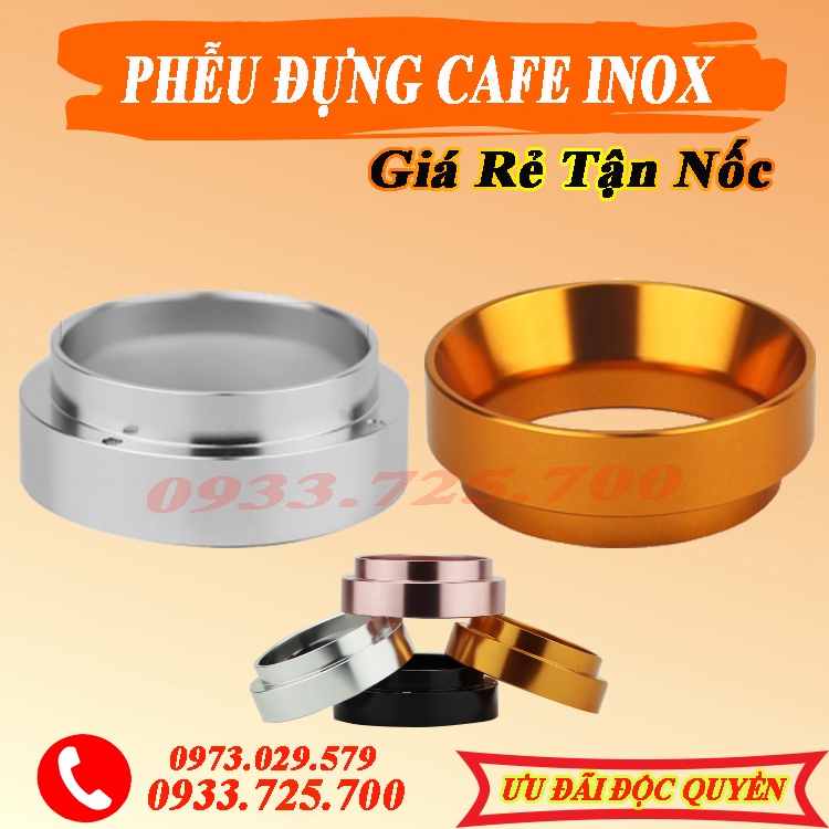 Vòng Đong Cà Phê Bằng Hợp Kim Nhôm Size 58mm - Phễu Đựng Cà Phê Nhôm Cao Cấp