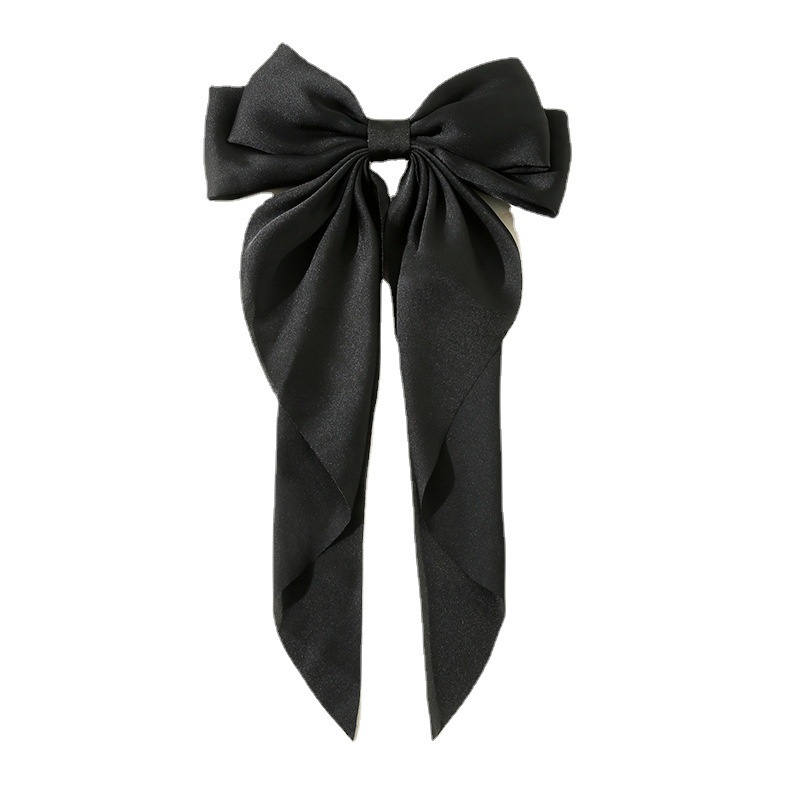 Kẹp Tóc Hình Nơ Đính Ngọc Trai Phong Cách Hàn Quốc Cho Bé Gái