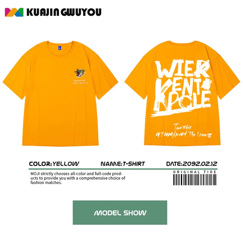 Áo Thun Tay Ngắn In Chữ M-8XL Phong Cách Âu Mỹ Thời Trang Mùa Hè Cho Cặp Đôi