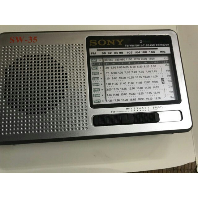 RADIO SONY SW36 Sw 35 DC-270( có lỗ cắm tai nghe)