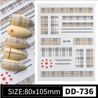 Sticker dán móng,  miếng dán trang trí móng - Ann933233