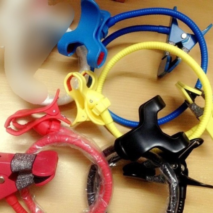 Kẹp điện thoại đuôi khỉ giá đỡ đầu giường, bàn dùng để livestream quay hình video chụp ảnh