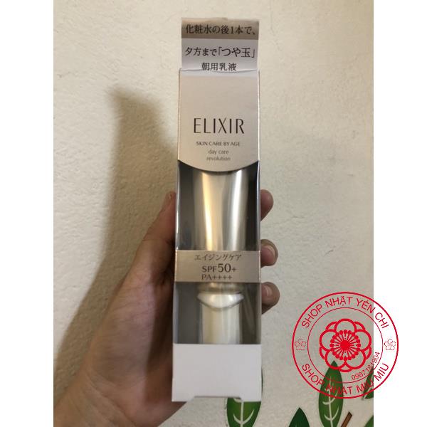 Kem dưỡng ngày chống nắng Elixir White Day Care Revolution SPF 30/50 PA +++ 35ml