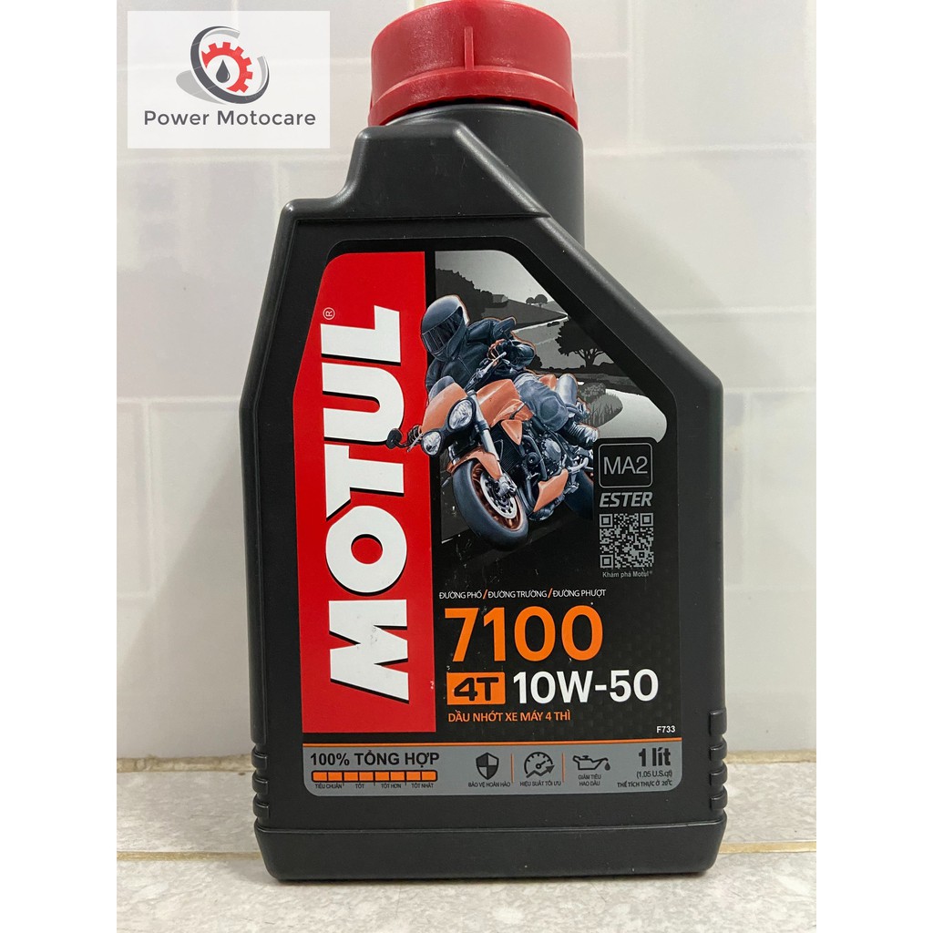 DẦU NHỚT XE MÁY TỔNG HỢP MOTUL 7100 10W50 1L