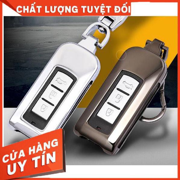 HCM_ Ốp Chìa Khóa Inox Xe XPANDER 2018-2019 2020 2021 M2.