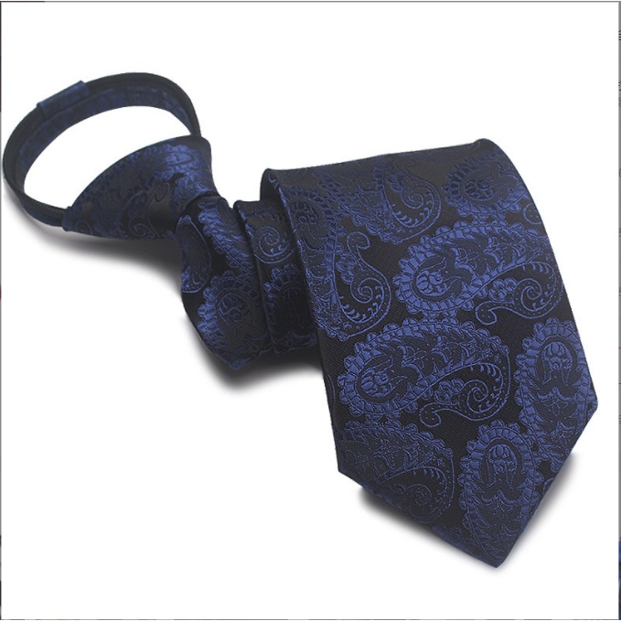 Cà vạt Nam bản to 8cm phong cách lịch sự, chững chạc, Cravat thắt sẵn, Calavat chú rể, Cavat công sở, dự tiệc CV-841