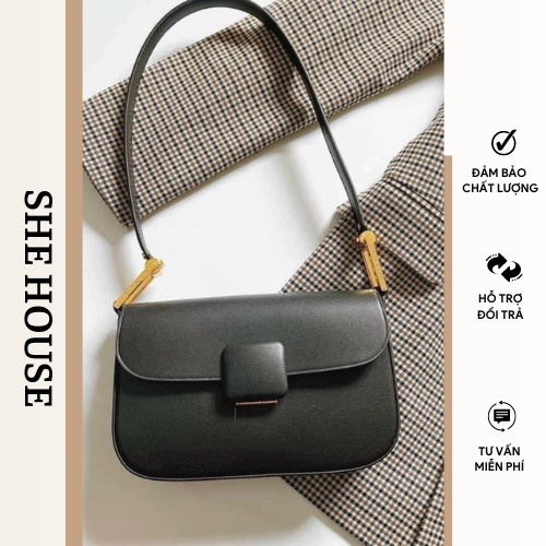 Túi nữ cao cấp CN-K khoá vuông mẫu mới, 2 dây đeo thay đổi