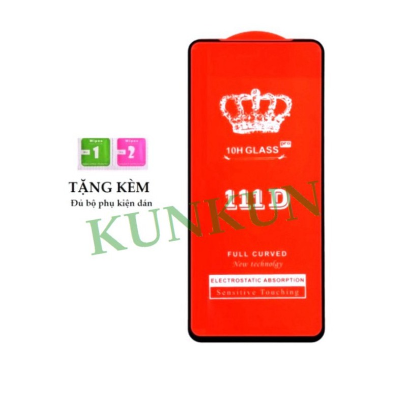 🔥Siêu Mượt🔥 Kính Cường Lực Xiaomi Poco X3 Pro- Full màn hình 111D và trong suốt - Độ cứng 10H - Độ trong suốt cực cao.