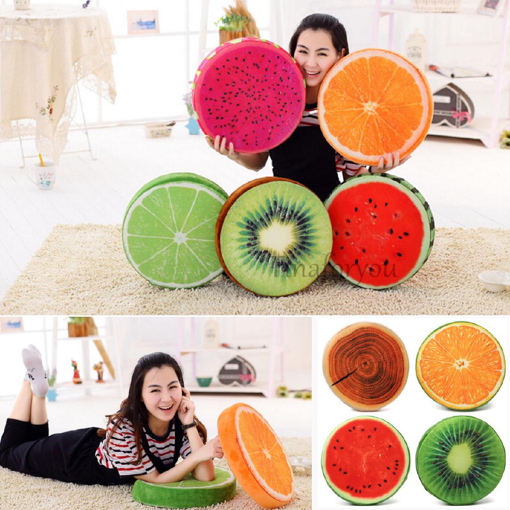 Gối tựa lưng hình trái cây 3D xinh xắn