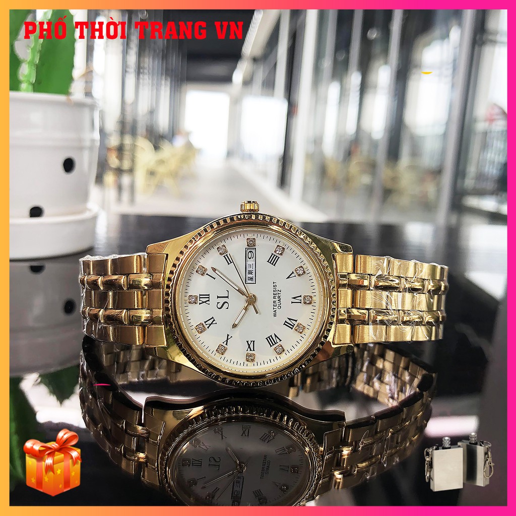 Đồng hồ nam SL 3142G , dây thép 316L, full box , thẻ bảo hành 3 năm, mặt Sapphire chống nước, chống xước | BigBuy360 - bigbuy360.vn