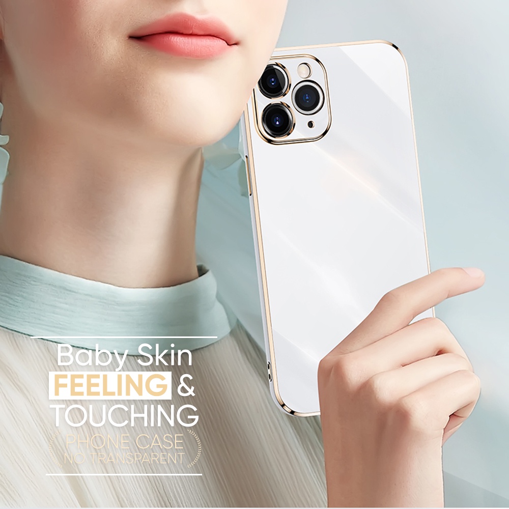 Samsung Galaxy A10 A10S A52 A52S A22 A02 A02S M02 A20S A20 A30 A30S A50 A50S 4G 5G For Phone Case Soft Casing Silicone Simple Electroplating Full Cover Shockproof TPU Cases