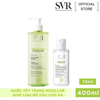 Tẩy Trang SVR Sebiaclear Eau Micellaire 75ml - 400ml
