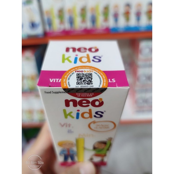 🆘 Siro Multivitamin Neo kids growth bổ sung vitamin khoáng chất  trẻ biếng ăn tiêu hóa