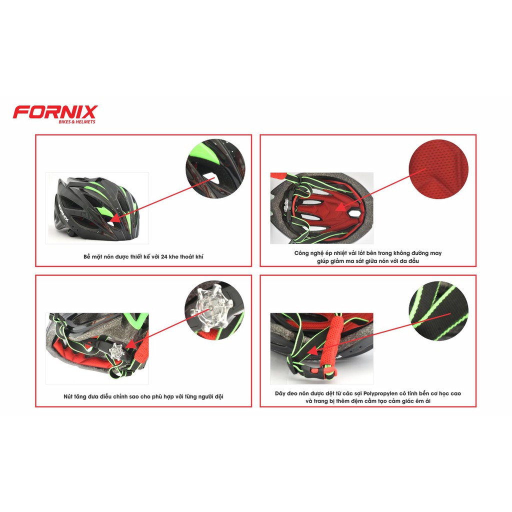 Nón bảo hiểm trẻ em Fornix A02NX1S