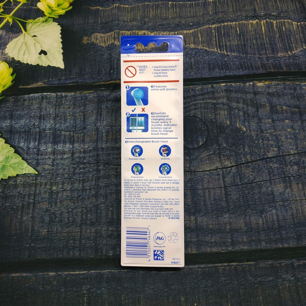 Bộ 2 đầu bàn chải điện Oral-B Sensitive Clean